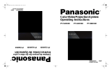Panasonic Projection Television PT 56HX40 User manual