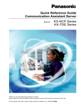 Panasonic Server KX-NCP User manual