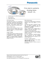 Panasonic Smoke Alarm 3312F User manual