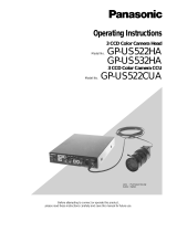 Panasonic Security Camera GP-US522HA User manual