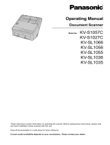 Panasonic Scanner KV-S1057C User manual