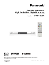 Panasonic TU-HDT206A User manual