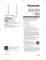 Panasonic SB-ZT2 User manual