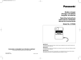 Panasonic Battery Charger EY0005 User manual