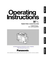 Panasonic Camcorder AG-DVC 200E User manual