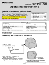 Panasonic KX-TCA391ALN User manual