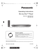 Panasonic Blu-ray Player DMP-BDT230 User manual