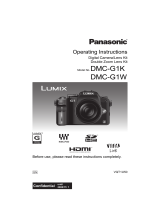 Panasonic DMC-G1W User manual