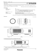 Panasonic ETD75LE30 User manual