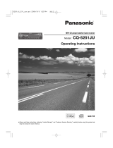 Panasonic Car Stereo System CQ-5251JU User manual