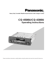 Panasonic Car Stereo System CQ-4300U User manual