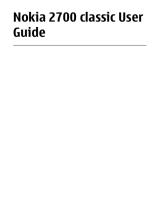 Panasonic Cell Phone 2700 User manual