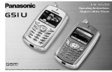 Panasonic Cell Phone EB-G51U User manual