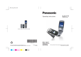 Panasonic Cell Phone EB-MX7 User manual