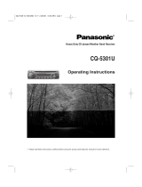 Panasonic CD Player CQ-5301U User manual