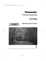 Panasonic CD Player CQ-5330U User manual