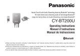 Panasonic Car Video System CY-BT200U User manual