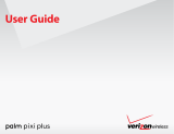 Palm Pixi Plus Verizon Wireless User manual