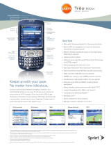 Palm Treo 800w User manual