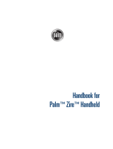 Palm PalmTM ZireTM Handheld User manual