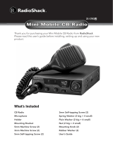 Radio Shack TRC-503 User manual