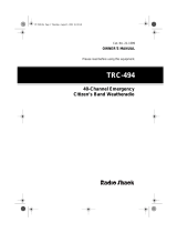 Radio Shack TRC-494 User manual