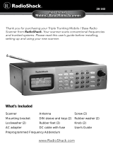 Radio Shack Satellite Radio 20-163 User manual