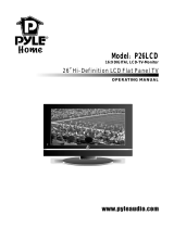 Pyle P32LCD User manual