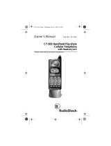 Radio Shack Cell Phone CT-503 User manual