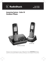 Radio Shack Cordless Telephone 43-330 User manual