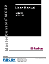 Raritan Computer MXU216 User manual