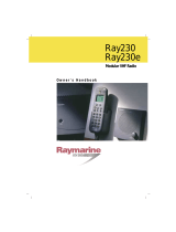 Raymarine RAY230E User manual