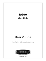 Rangemaster Cooktop RG60 User manual