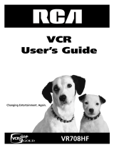 RCA VR708HF User manual