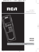 RCA Microcassette Recorder RP5030 User manual