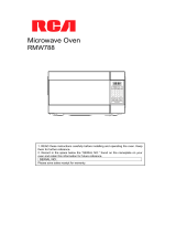 RCA RMW741 User manual