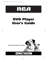 RCA DVD Player DRC105N User manual