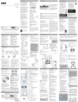 RCA DVD Player RTD315WR User manual