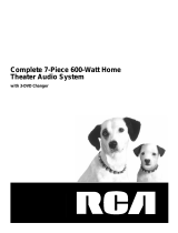 RCA 7-Piece 600-Watt Home Theater Audio System User manual