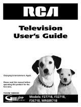 RCA F32TF720 User manual