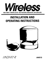 Advent AW720 User manual