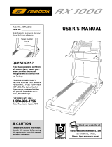 Reebok Fitness Treadmill RBTL12912 User manual