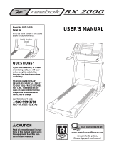 Reebok Fitness RX 2000 RBTL14910 User manual