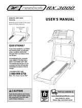 Reebok Fitness RX5000 User manual