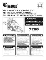 RedMax Chainsaw G5300 User manual