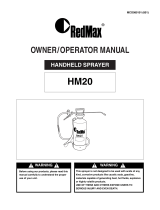 RedMax HM20 User manual