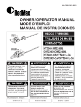 RedMax Trimmer CHTZ2401-CA User manual