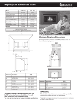 Regency Indoor Fireplace E33S User manual