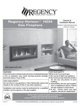 Regency Indoor Fireplace HZ54 User manual