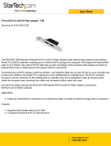 StarTech.com Computer Drive ESATAPLT2M User manual